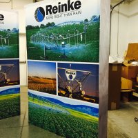 Reinke 6x8 HopUp display designed by Vision Exhibits