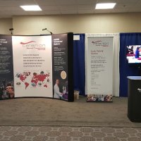 10x20 Inline Exhibit provided by Vision Exhibits