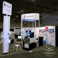 20x20 Peninsula Exhibit Rental designed by Vision Exhibits